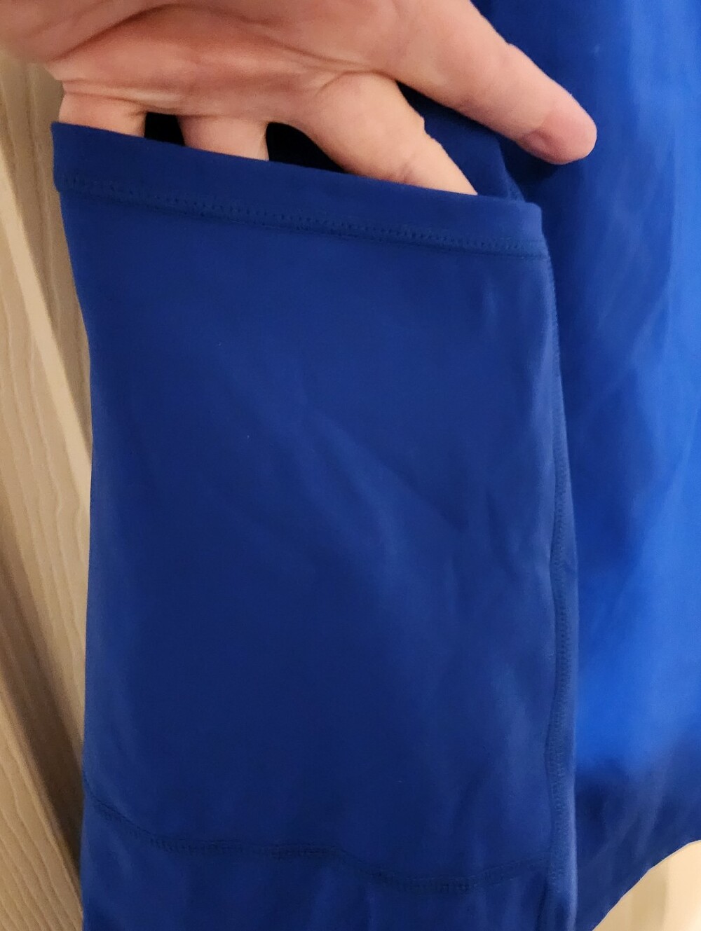 Sweaty Betty Power Workout Stretch Racerback Dress Royal Blue US Size 6 Shorts - Picture 3 of 7